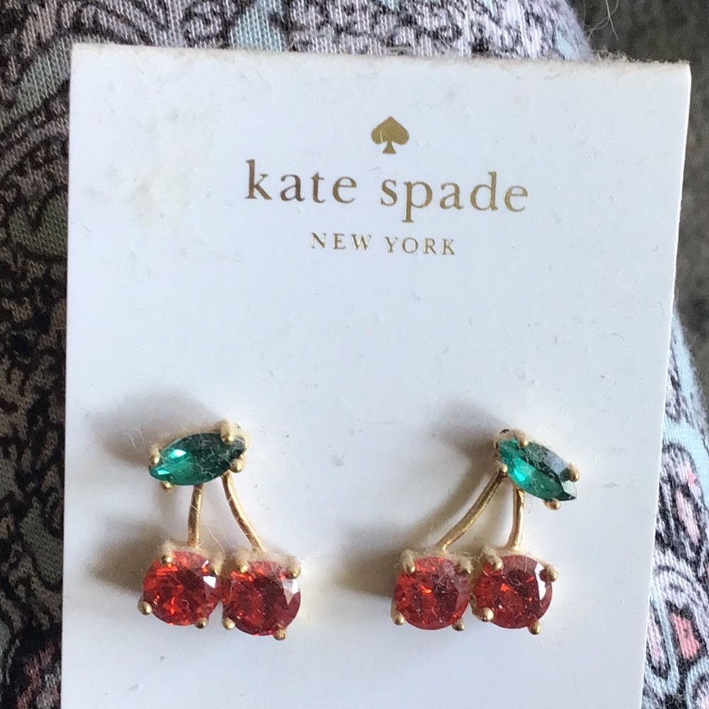 Kate Spade cherry earrings
